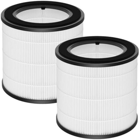 Lot de 2 filtres HEPA de rechange compatibles avec purificateur d'air Philips 800 Series AC0830/10 AC0820/30 AC0820/10 AC0819/10, filtre HEPA H13-True-Hepa et pré-filtre en nylon, numéro de pièce (1/5)