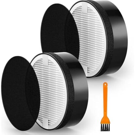Filtres HEPA H13 pour Levoit LV-H132, Remplacement LV-H132-RF, Lot de 2 HEPA + 2 Filtres Charbon Actif pour Purificateur d’Air (1/5)