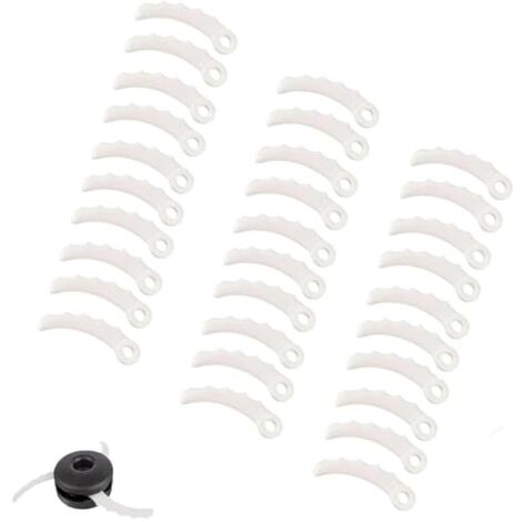 Lot de 30 lames de rechange en plastique pour débroussailleuse Makita 198426-9 198383-1 DUR368AZ DUR369AZ DUR368LZ (1/5)