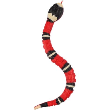 Jouet serpent électrique réaliste - Jouet serpent à détection intelligente USB pour chats et animaux de compagnie ludiques (39 cm)CREA (1/5)