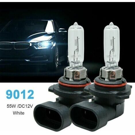 Jalleria – Ampoules halogènes 9012 HIR2 PX22D – 12V 55W – Éclairage clair pour phares de voiture – Remplacement facile et rapide (1/5)