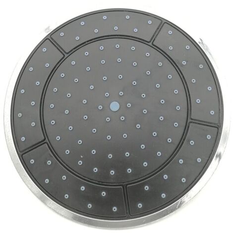 1Pcs Douche Actionnée par Pluie de Forme Ronde en Plastique de 24.5Cm Accessoires Cabine de Buse de Tête de Toit Dessus de La Chambre