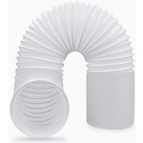 Tuyau climatiseur portable 130 mm – PVC souple avec fil d'acier – Longueur 1,5 m pour évacuation air chaud – Plage de température -20°C à +70°C