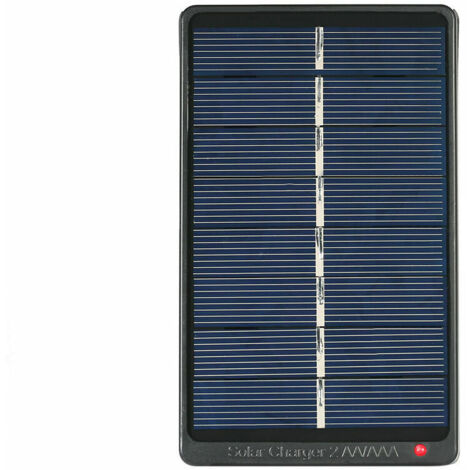 YMYNY Chargeur Solaire pour Piles Rechargeables AA/AAA - Panneau Solaire 1W 4V pour Chargement de Batterie (1/5)