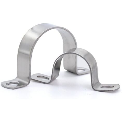 Choyclit – Collier de serrage inox Ø50 mm – Lot de 6 colliers – Acier 304 pour fixation robuste – Résistance jusqu'à 800°C