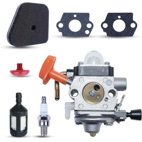 Carburateur FS90 pour Stihl FS90 FS90 R FS87 FS87R FS100 FS110 FS110R pour tondeuse à gazon série FS FC KM avec bougie d'allumage filtre à air filtre à huile