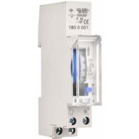 Debuns – Minuterie mécanique 24H sur rail DIN – Batterie intégrée NI-MH 1,2V – Programmation 15-30 min – Tension AC220-240V – Capacité 16A