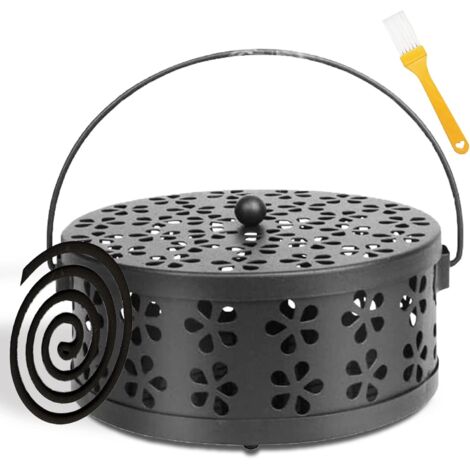 Support de Bobine de Moustique, Support de Bobine D'encens, Support Spirale Anti Moustique Portable, Métalliqu, Support Spirale Anti Moustique pour Salon, Chambre à Coucher, Extérieur (1/5)