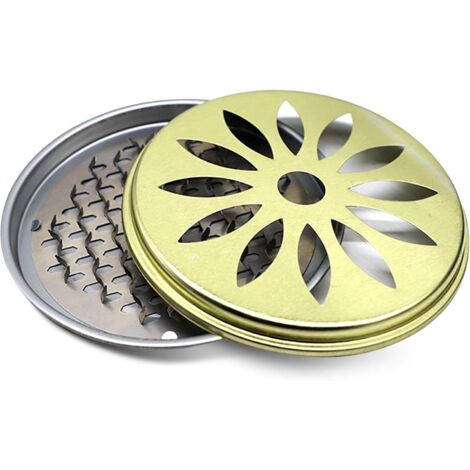 encens Furnace avec Couvercle, métal Coupe - Vent Mosquito Coil Rack, Moustique répulsif Rack pour Jardin à la Maison (1/5)