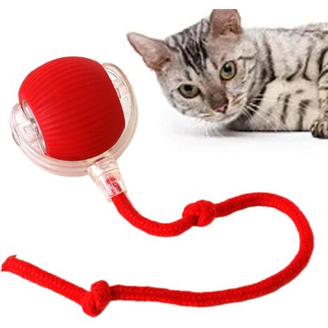 Balle interactive pour chat – Balle roulante automatique intelligente pour animal domestique Balle roulante intelligente pour animal de compagnie, jouet interactif pour chien et chat
