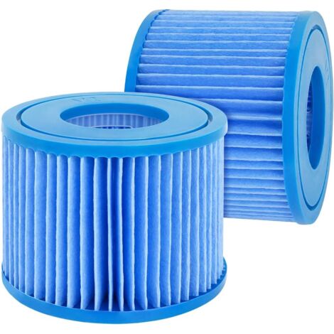 Lot de 2 filtres de Type VI pour Best-Way Filtre Piscine Cartus Taille 6 Piscine Filtre Cartouche -58323,90352E, pour Lay-Z Spa Filtre (1/5)