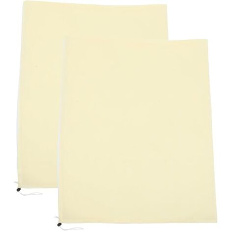 Lot de 2 housses de protection respirantes en non-tissé avec cordon de serrage pour protection hivernale des plantes en pot pour tomates (1/5)