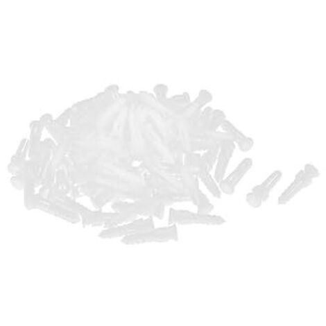 Ancre 100pcs 100pcs en plastique de cloison sèche de mur de boulon d'expansion en plastique de longueur de 30mm (8266538036ae976e0799186416e5353e)
