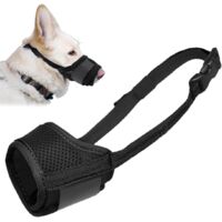 Museliere pour Chiens, Souple Réglable pour Chiens Nylon, Museliere Anti AboieMent Anti-Morsure, Muselière en Nylon Réglable, Muselières Chiens Confortable et Respirant