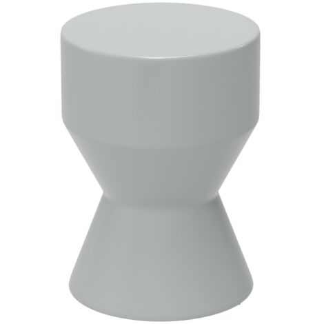 Tabouret en céramique, supportant jusqu'à 120 kg, Ø 33 x 45,5 cm, résistant aux intempéries, tabouret de jardin en forme de sablier, tabouret à fleurs, repose-pieds pour le camping, le jardin, la terr (1/5)