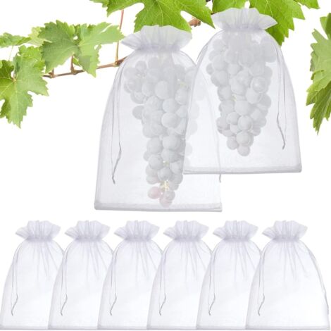 Filet de protection anti-insectes et anti-oiseaux pour fruits, spécialement conçu pour la plantation de vergers. (1/4)