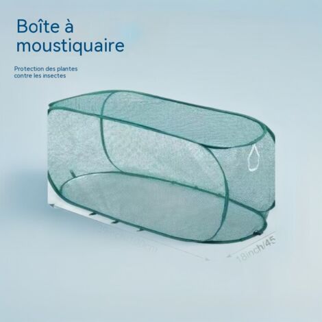 Bâche de protection pliable pour plantes, abri de jardin noir et filet anti-insectes