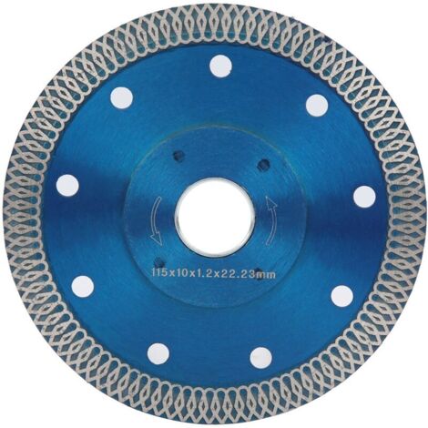 Disque de coupe diamanté 115 x 1,2 x 22,23 mm pour meuleuse d'angle (1/5)