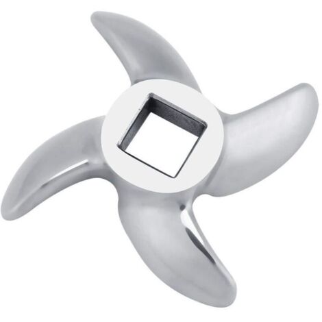 Lame de Hachoir à Viande Couteau pour Hachoir à Viande Lames de Hachoir en Acier Inoxydable Cuisine Broyeur ViandeAccessoires de Rechange pour Couteaux en Forme Croix Professionnels pour hachoirs(12) (1/5)