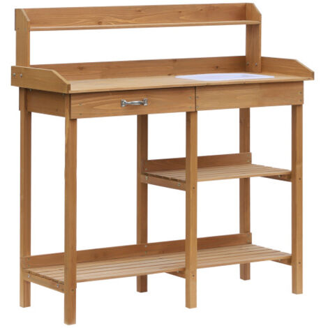 Banc de jardinage, Banc de jardinage avec tabuleiro, idéal pour jardinage e cuidados avec as plantas, robusta, durável e résistant aux intempéries., meuble extérieur, design mod... (1/5)