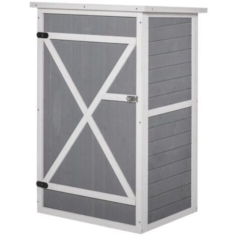 Meuble de jardin, Support à outils de jardin, 75x56x115 cm, meuble extérieur, design moderne (1/5)