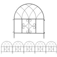 Meuble de jardin, Conjunto de vedação de jardin em tela decorativa, avec 300 cm x 70 cm de altura., meuble extérieur, design moderne