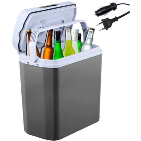 AREBOS Termoeléctricas coche caja 20 L fría mantener la caja caliente 12V 230V