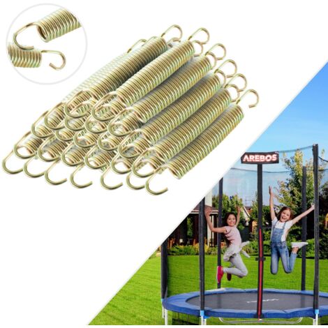 AREBOS Muelles Para Trampolines Resortes Tensión Muelles Acero Muelles Recambio