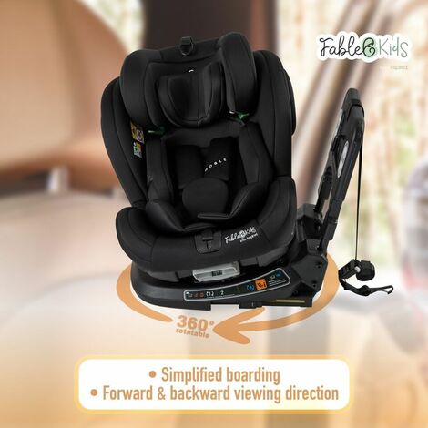Fablekids Silla de auto NOBLE Silla de coche niños giratoria 360° 40-150 cm