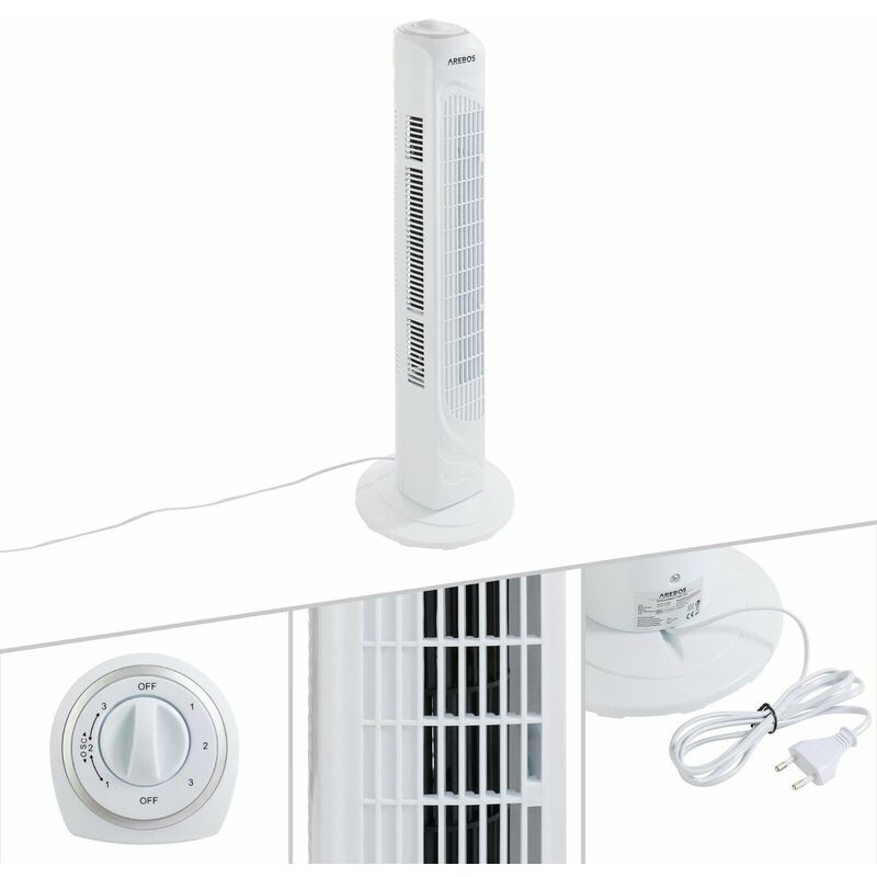 Zephir Ventilatore a Piantana Ø 40 cm - Ventilazione Potente e Conveniente