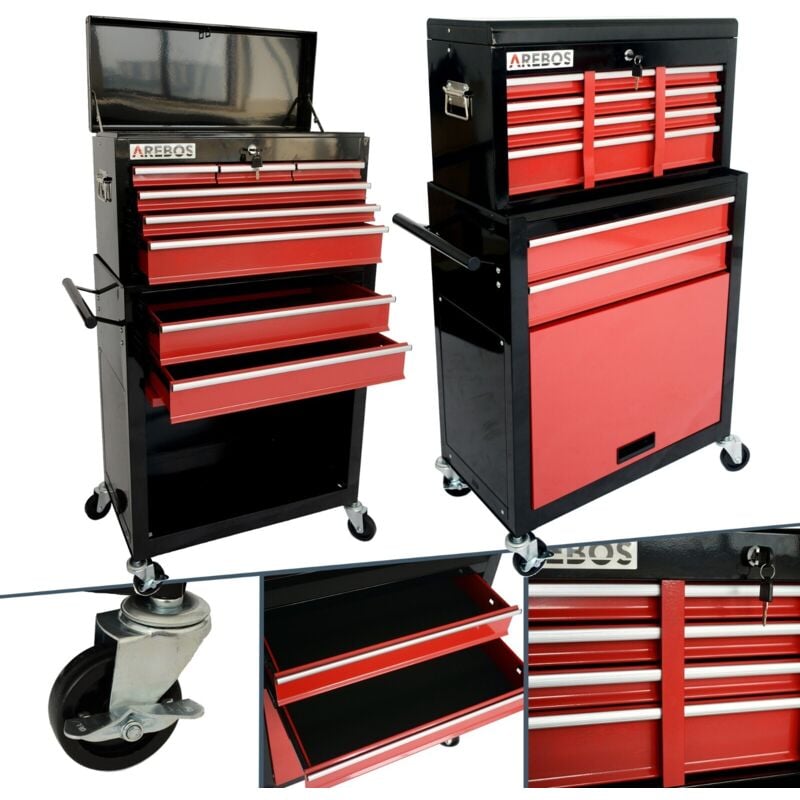 Organizer Con 10 Scomparti - Scatola Modulabile 284x390x60 Mm, Coperchio Trasparente - Foto 8