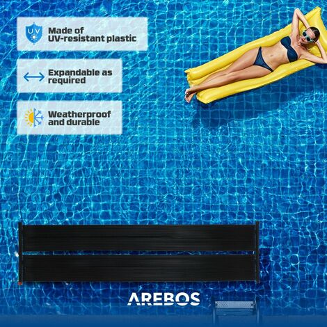 AREBOS Scaldabagno solare  Collettore solare  Riscaldatore per piscina