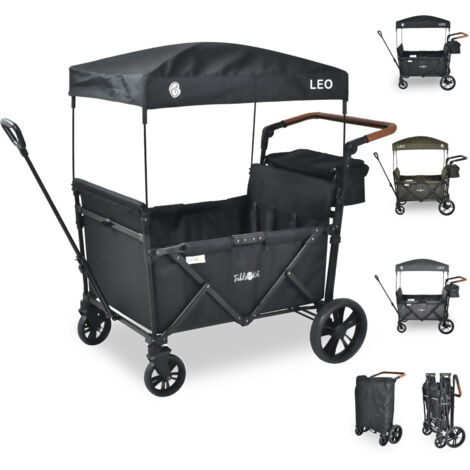 Carrello A Mano Zelsius Pieghevole Con Tetto, Blu/grigio, Carrello Di Trasporto Con Sistema A - Foto 10