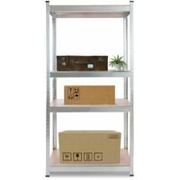 shelfplaza® HOME 100x80x40 cm Scaffale metallo per carichi pesanti