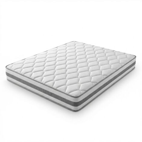 Matelas 180x200 cm – H4 – 25 cm – 7 zones à ressorts ensachés – Mousse de confort – Ergonomique premium – OEKO-TEX (1/5)