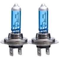 Lampadine per fari H1 H3 H4 H7 9005 9007 55W 100W 5000K 12V, bianco super luminoso, ricambio per fari fendinebbia auto (H7 100W)