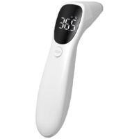 Termometro digitale senza contatto per la fronte, adatto a neonati e adulti, con misurazione accurata della temperatura per la febbre.