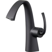 Robinet de Lavabo, Moderne Renard Forme, RF0300 Mitigeur Lavabo, 59A Laiton Mitigeur de Salle de Bain, Poignée Unique Robinet Salle de Bain Chaud ou Froid, Anticorrosion, Durable