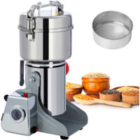 Macinacaffè elettrico per chicchi di caffè da 800 g, 3500 W, rotazione a 270°, macina spezie con lame in acciaio inox, design compatto, facile da pulire
