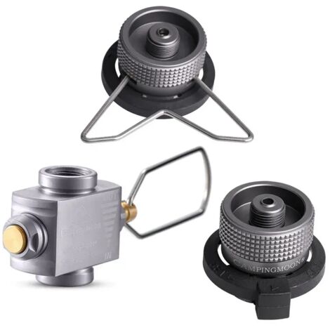 Adaptateur pour réchaud à gaz Gas Saver Plus avec adaptateur butane, adaptateur pour réchaud à gaz, adaptateur de recharge pour réchaud de camping, équipement de camping, réchauds de cuisine portables (1/5)