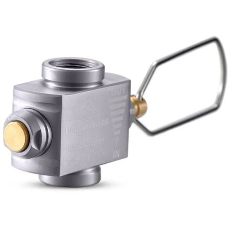 Adaptateur pour réchaud à gaz Gas Saver Plus avec adaptateur butane, adaptateur de recharge pour réchaud de camping, idéal pour le camping, la randonnée et les réchauds de cuisine portables. (1/4)