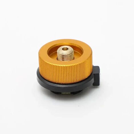 Adaptateur de valve pour bonbonne de gaz plate, convertisseur de gaz, adaptateur de remplissage pour cartouche de gaz de camping, accessoires pour réchaud de camping, réchauds de cuisine portables (1/5)