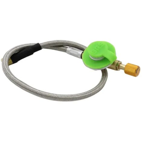 Tuyau à gaz BRS de 6 mm de diamètre intérieur avec valve, accessoire pour réchaud à essence/mazout portable, pour équipement de camping extérieur. (1/4)