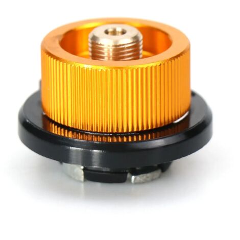 Adaptateur de brûleur à gaz Gas Saver Plus, convertisseur, changeur de vitesse, remplissage, adaptateur de réservoir plat, valve d'adaptation de gaz de camping, réchauds de cuisine portables en alliag (1/5)