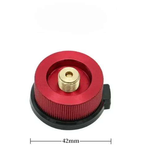 Adaptateur de réservoir de gaz pour réchaud de camping portable (1 pièce), connecteur de brûleur, accessoire de camping pour réchaud de pique-nique. (1/5)