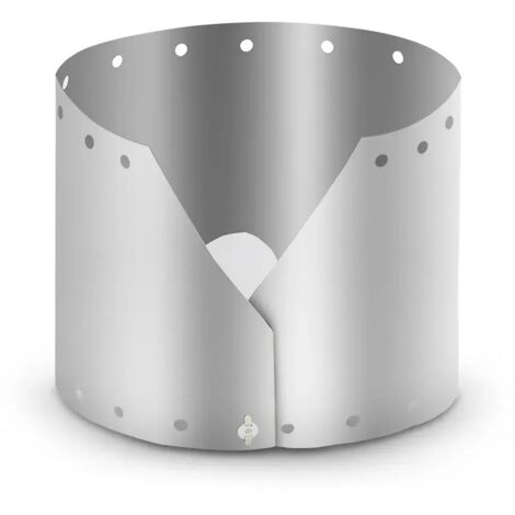 Pare-vent pour réchaud de camping extérieur, pare-vent en titane pour réchaud de camping, idéal pour les pique-niques et les nouveaux réchauds portables. (1/5)