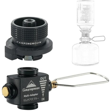 Adaptateur de remplissage extérieur, adaptateur de type buse, adaptateur de cartouche vers cartouche d'isobutane, valve d'économie de gaz, pièces de connexion de cartouche pour réchauds portables (1/5)