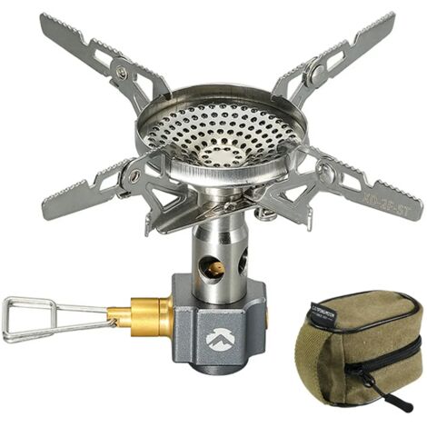Réchaud de camping XD-2-NE 3300W, réchaud de randonnée haute efficacité, réchaud à gaz pliable et portable, mini réchaud de cuisine portable (1/5)