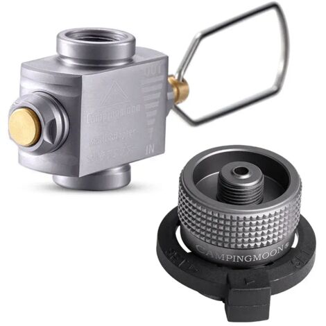 Adaptateur pour réchaud à gaz Gas Saver Plus avec adaptateur butane, adaptateur pour réchaud à gaz, adaptateur de recharge pour réchaud de camping, équipement de camping, réchauds de cuisine portables (1/5)
