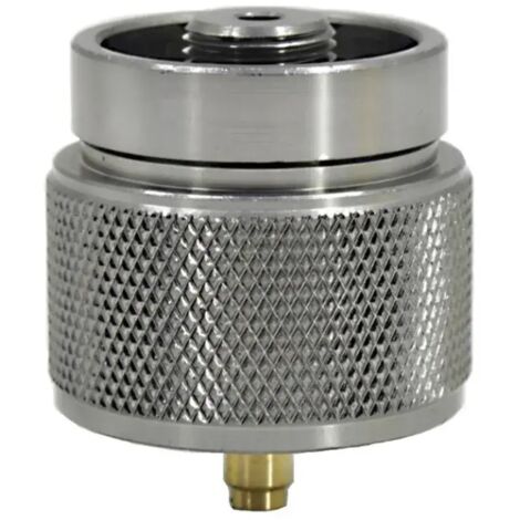 Adaptateur de recharge de propane universel pour réchaud à gaz de camping en laiton Coleman, compatible avec les bouteilles de propane Naturehike, les réchauds de camping portables et les réchauds de